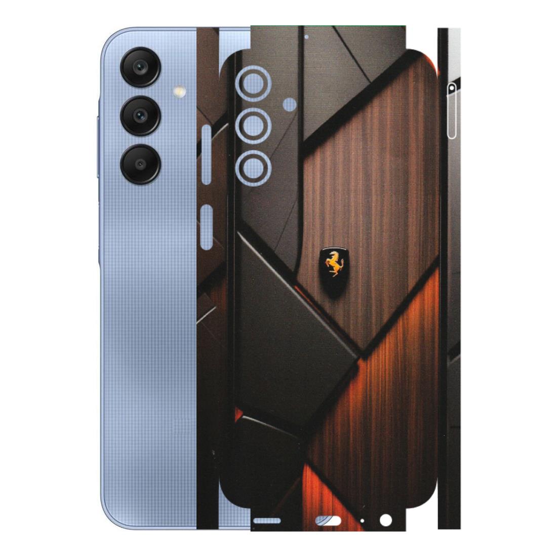 Samsung A/S Series Phone Skins (All Models) - Lambo Beauty Wood Pattern Sober - Matte Finish (M-51) Samsung Galaxy A15 (5G)