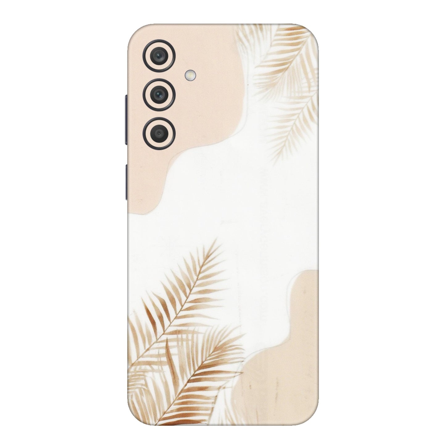 Samsung A/S Series Phone Skins (All Models) - Gold Petals Abstract - Transparent Finish (T-08) Samsung Galaxy A15 (5G)