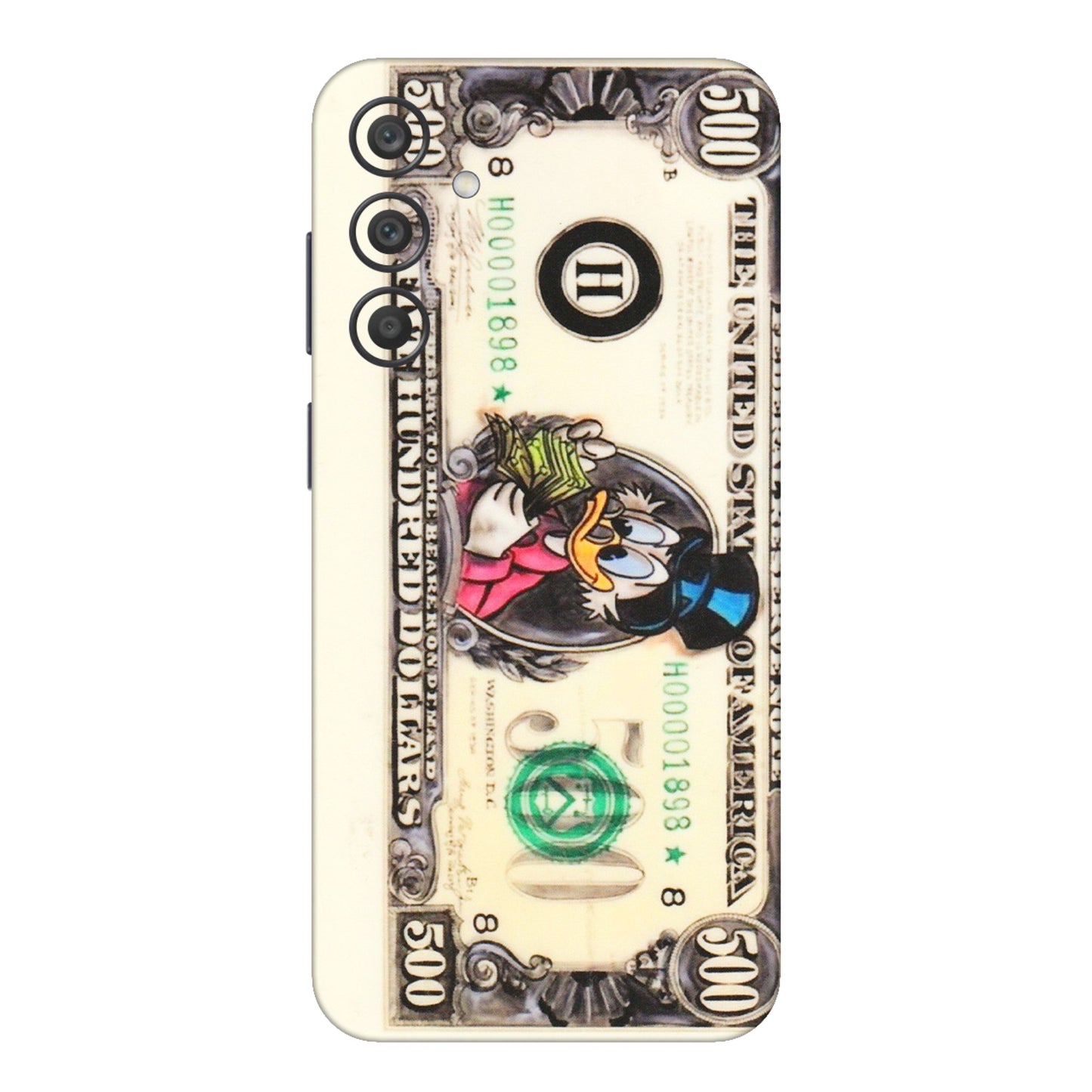 Samsung A/S Series Phone Skins (All Models) - Five Hundred Dollar Duck - Transparent Finish (T-15) Samsung Galaxy A15 (5G)