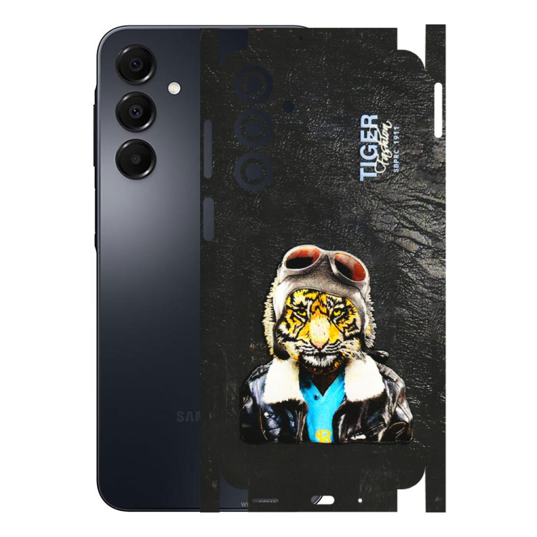 Samsung A/S Series Phone Skins (All Models) - Rider Tiger - 3D Embossed Finish (L-113) Samsung Galaxy A16