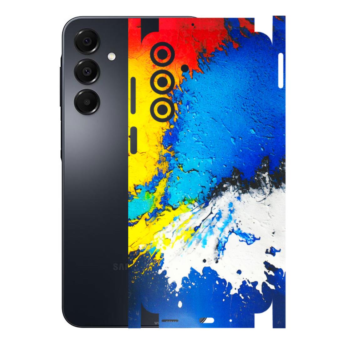 Samsung A/S Series Phone Skins (All Models) - Acrylic Paint Spill - 3D Embossed Finish (L-229) Samsung Galaxy A16