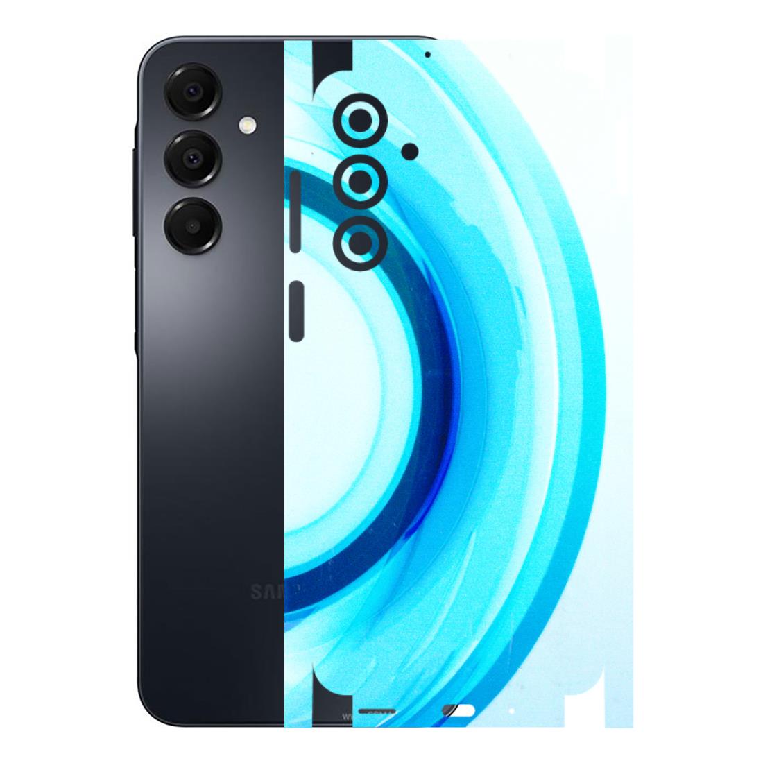 Samsung A/S Series Phone Skins (All Models) - The Blue Curve - 3D Embossed Finish (L-244) Samsung Galaxy A16