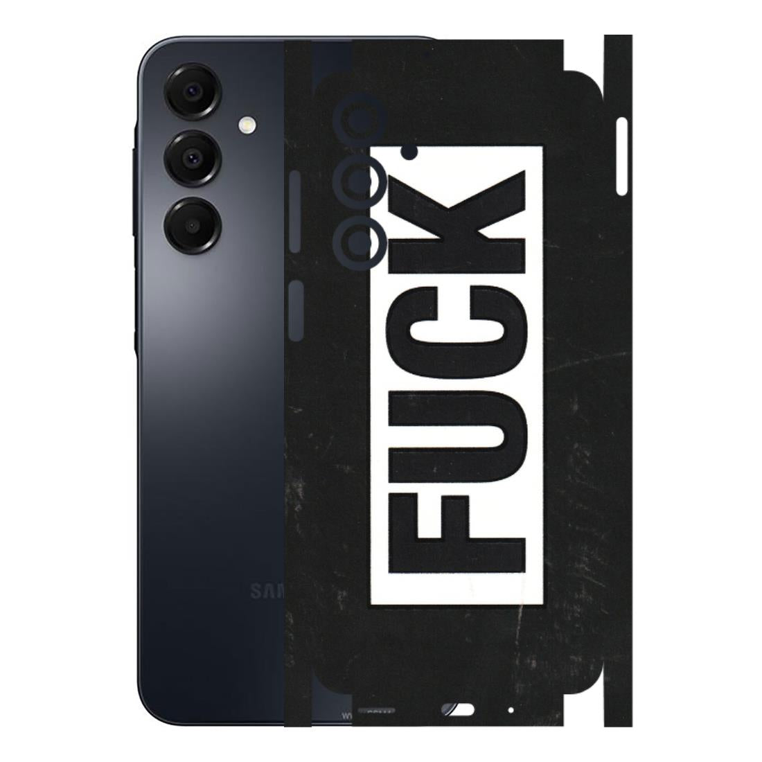Samsung A/S Series Phone Skins (All Models) - The F Word - 3D Embossed Finish (L-255) Samsung Galaxy A16