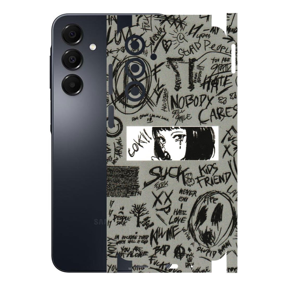 Samsung A/S Series Phone Skins (All Models) - Never Have Love Anime - 3D Embossed Finish (L-260) Samsung Galaxy A16