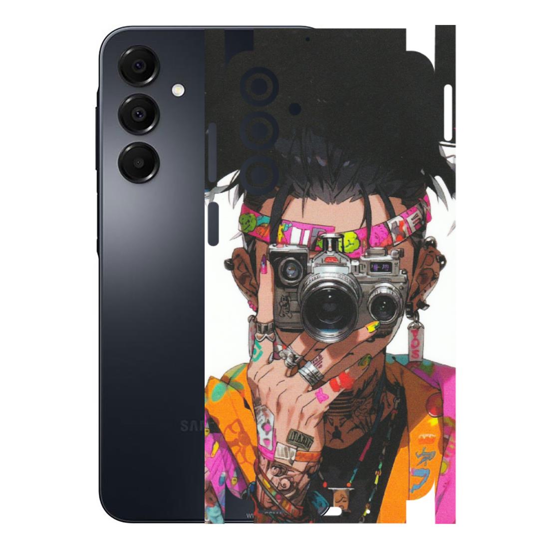 Samsung A/S Series Phone Skins (All Models) - Camera Lover Girl - Matte Finish (M-09) Samsung Galaxy A16