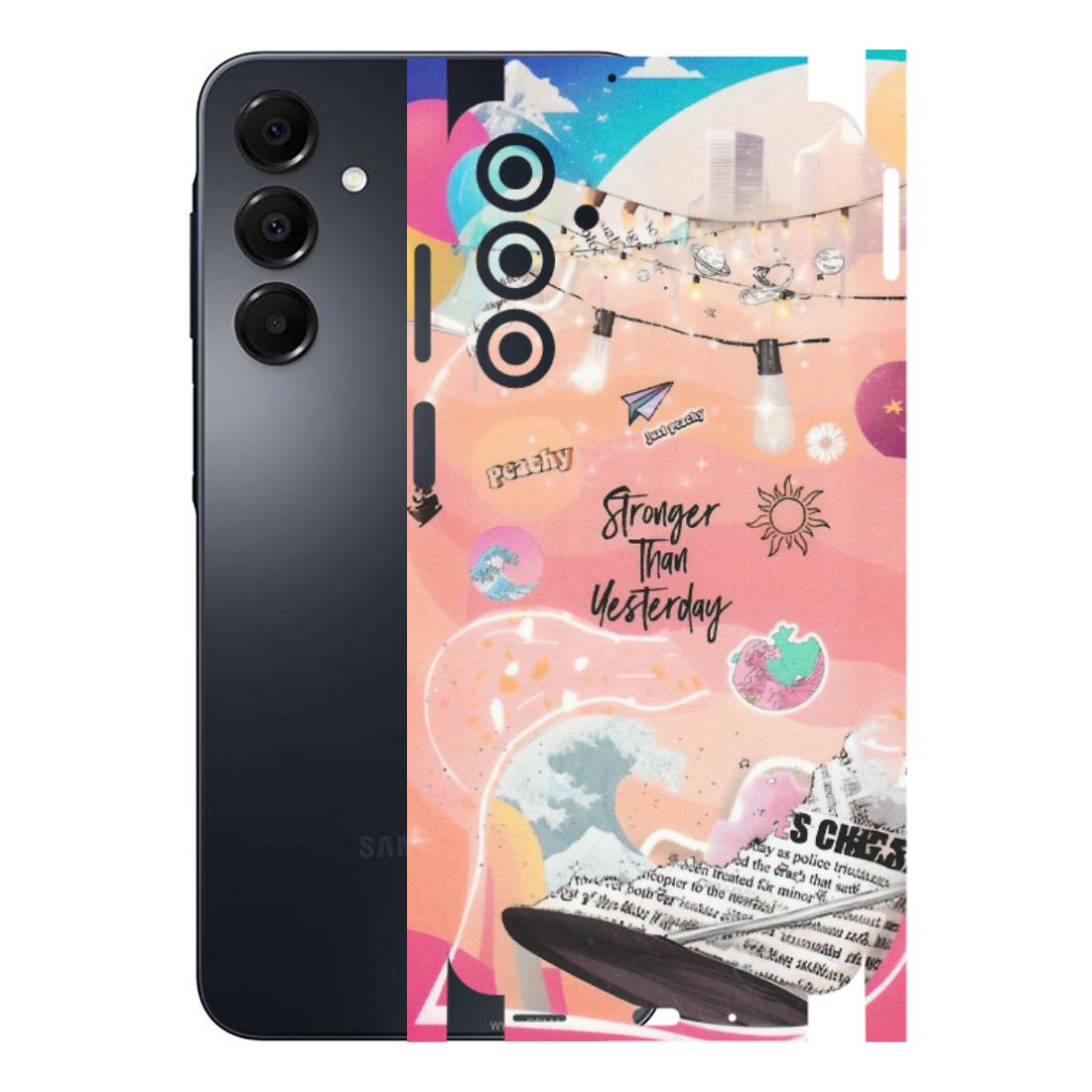 Samsung A/S Series Phone Skins (All Models) - Stronger Then Yesterday - Matte Finish (M-128) Samsung Galaxy A16