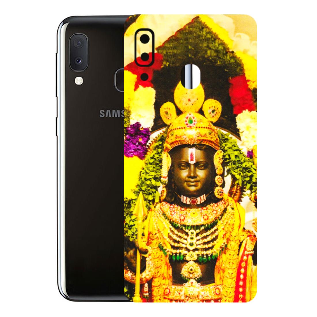 Samsung A/S Series Phone Skins (All Models) - Ram Lalla Ayodhya - 3D Embossed Finish (L-103) Samsung Galaxy A20E
