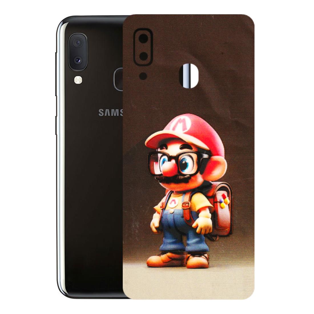 Samsung A/S Series Phone Skins (All Models) - Little Mario - 3D Embossed Finish (L-119) Samsung Galaxy A20E