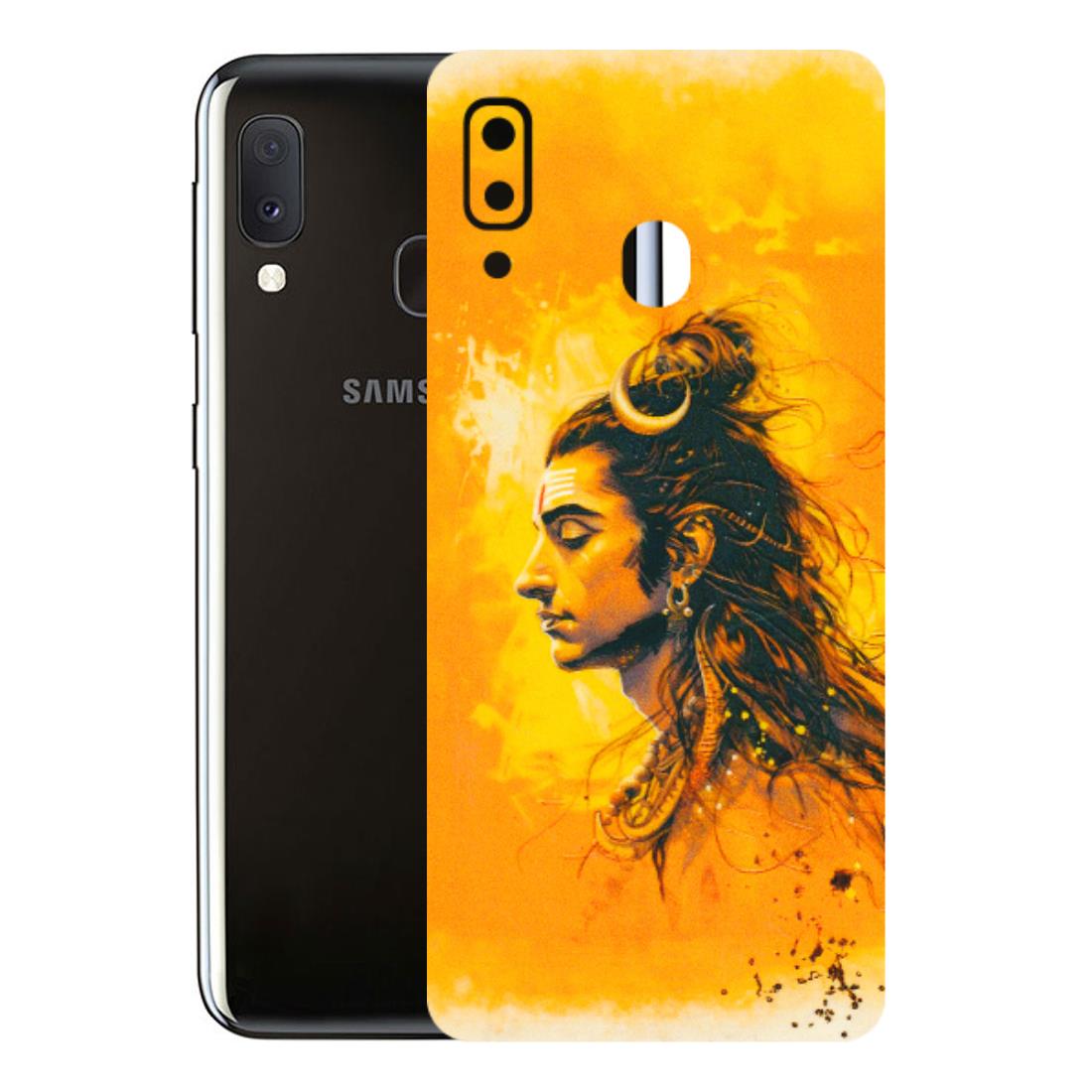 Samsung A/S Series Phone Skins (All Models) - Shiv Shakti - 3D Embossed Finish (L-14) Samsung Galaxy A20E