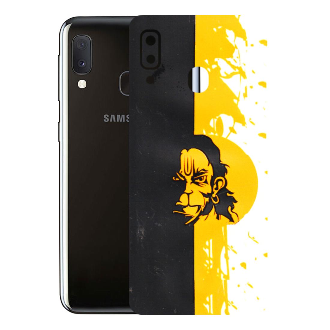 Samsung A/S Series Phone Skins (All Models) - Bajrangbali - 3D Embossed Finish (L-151) Samsung Galaxy A20E
