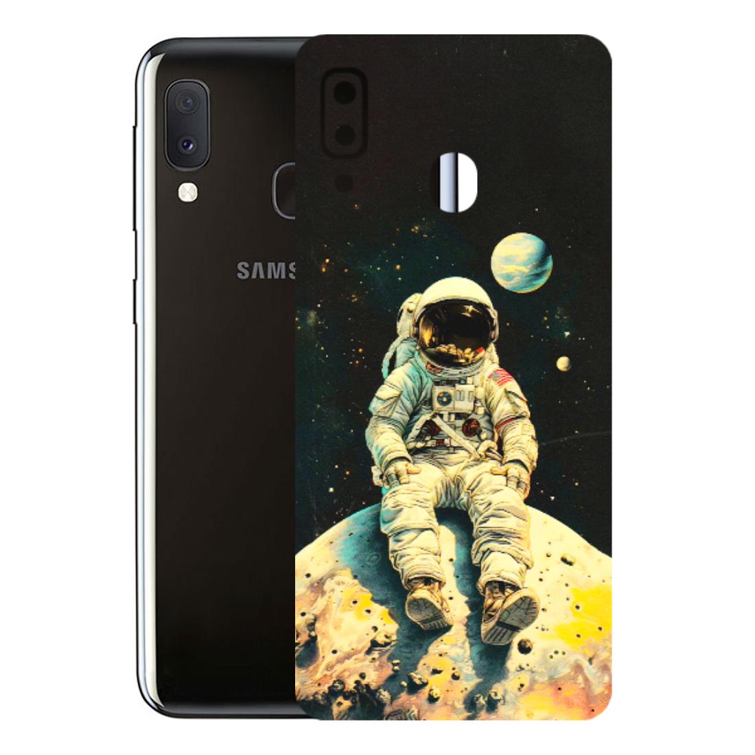 Samsung A/S Series Phone Skins (All Models) - Astronaut in Space - 3D Embossed Finish (L-16) Samsung Galaxy A20E