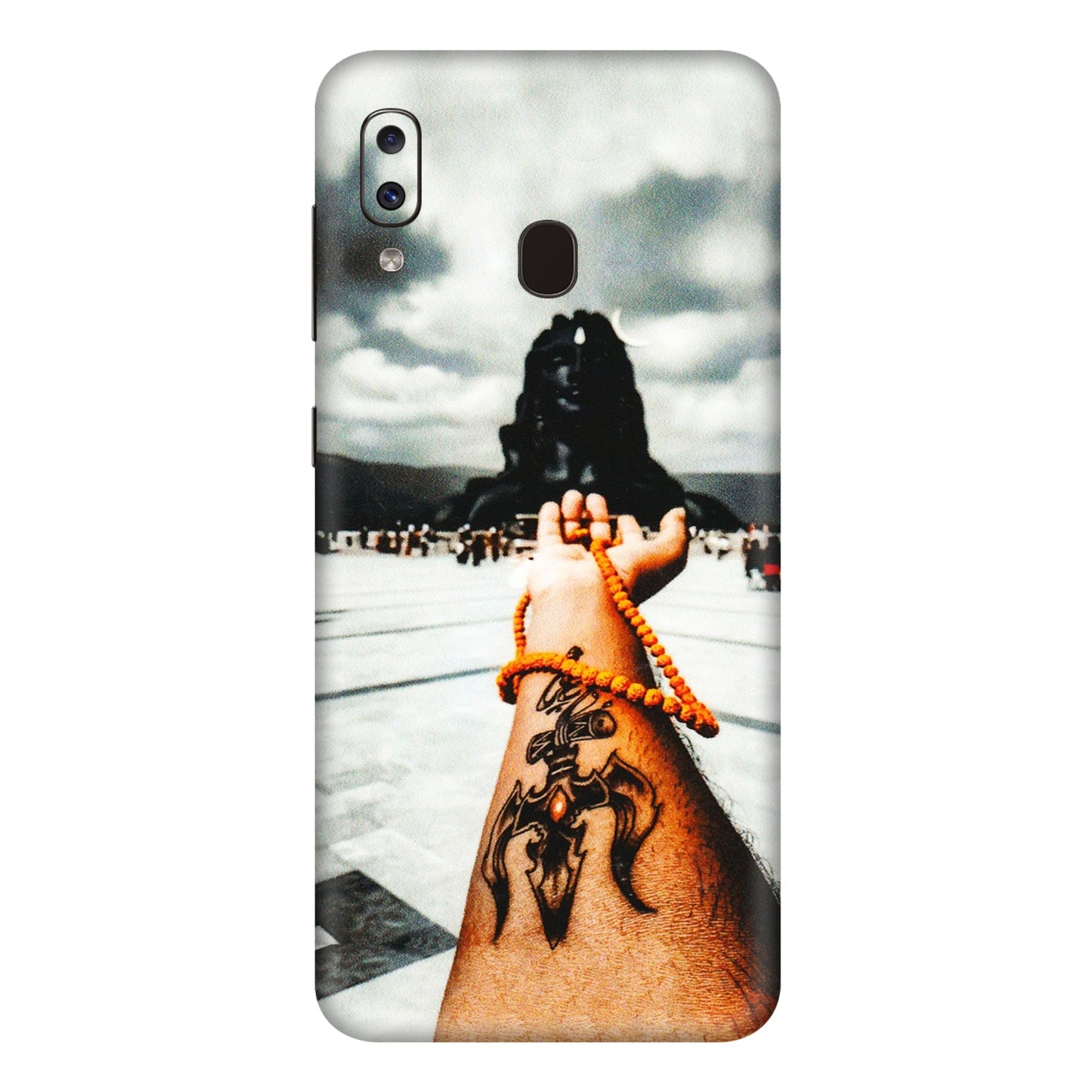 Samsung A/S Series Phone Skins (All Models) - Jai Adiyogi Mahakaal - 3D Embossed Finish (L-164) Samsung Galaxy A20E