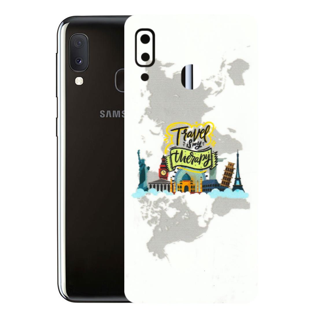 Samsung A/S Series Phone Skins (All Models) - Travel Therapy - 3D Embossed Finish (L-199) Samsung Galaxy A20E
