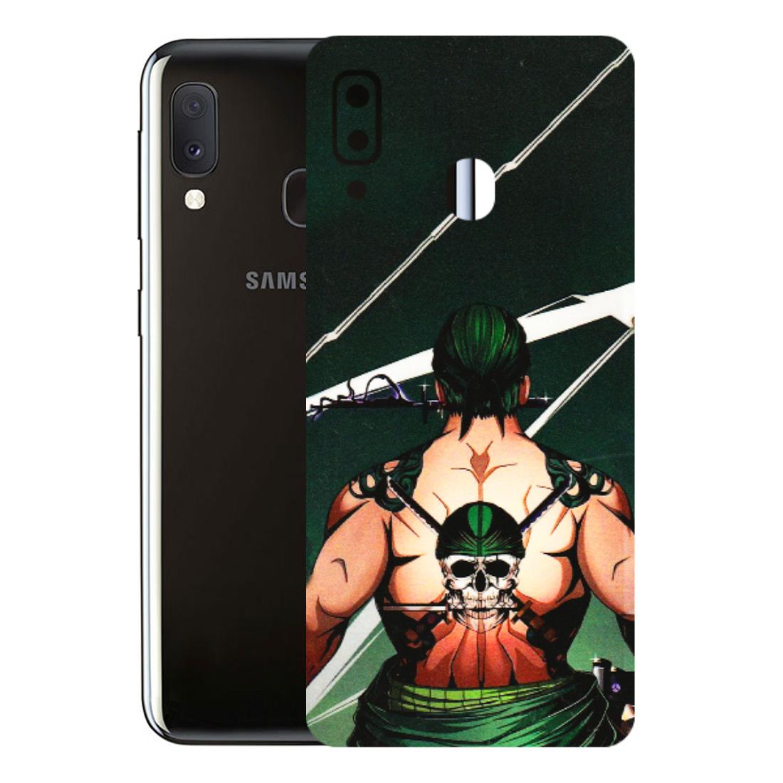 Samsung A/S Series Phone Skins (All Models) - Zoro Anime - 3D Embossed Finish (L-23) Samsung Galaxy A20E