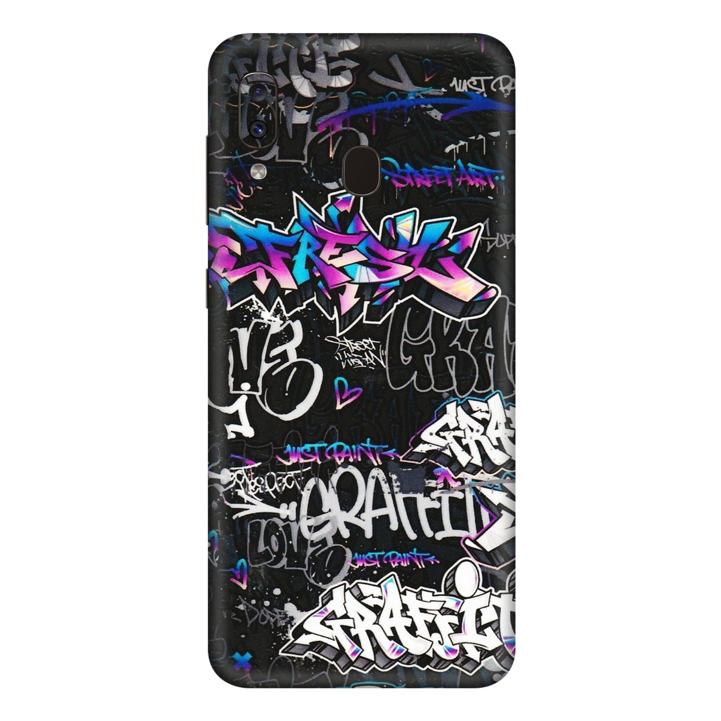 Samsung A/S Series Phone Skins (All Models) - Graffiti Killer - 3D Embossed Finish (L-274) Samsung Galaxy A20E