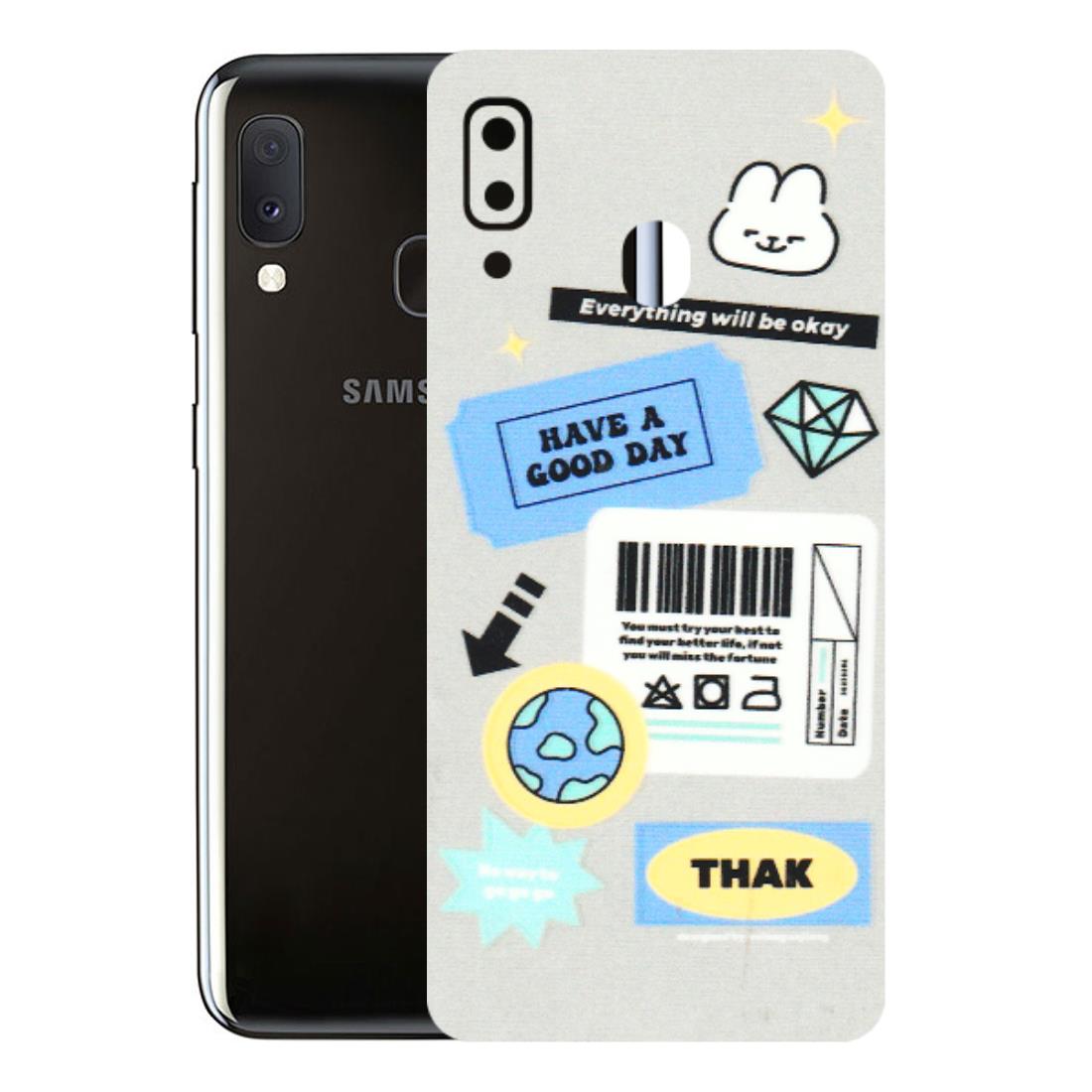 Samsung A/S Series Phone Skins (All Models) - Will Be Okay Design - 3D Embossed Finish (L-316) Samsung Galaxy A20E