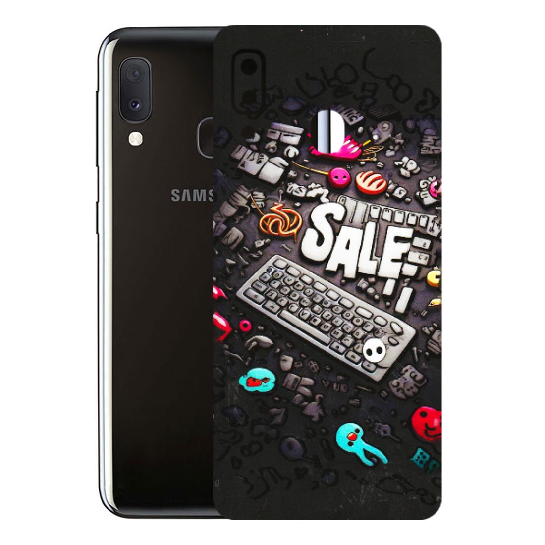 Samsung A/S Series Phone Skins (All Models) - Gadgets Sale - 3D Embossed Finish (L-50) Samsung Galaxy A20E