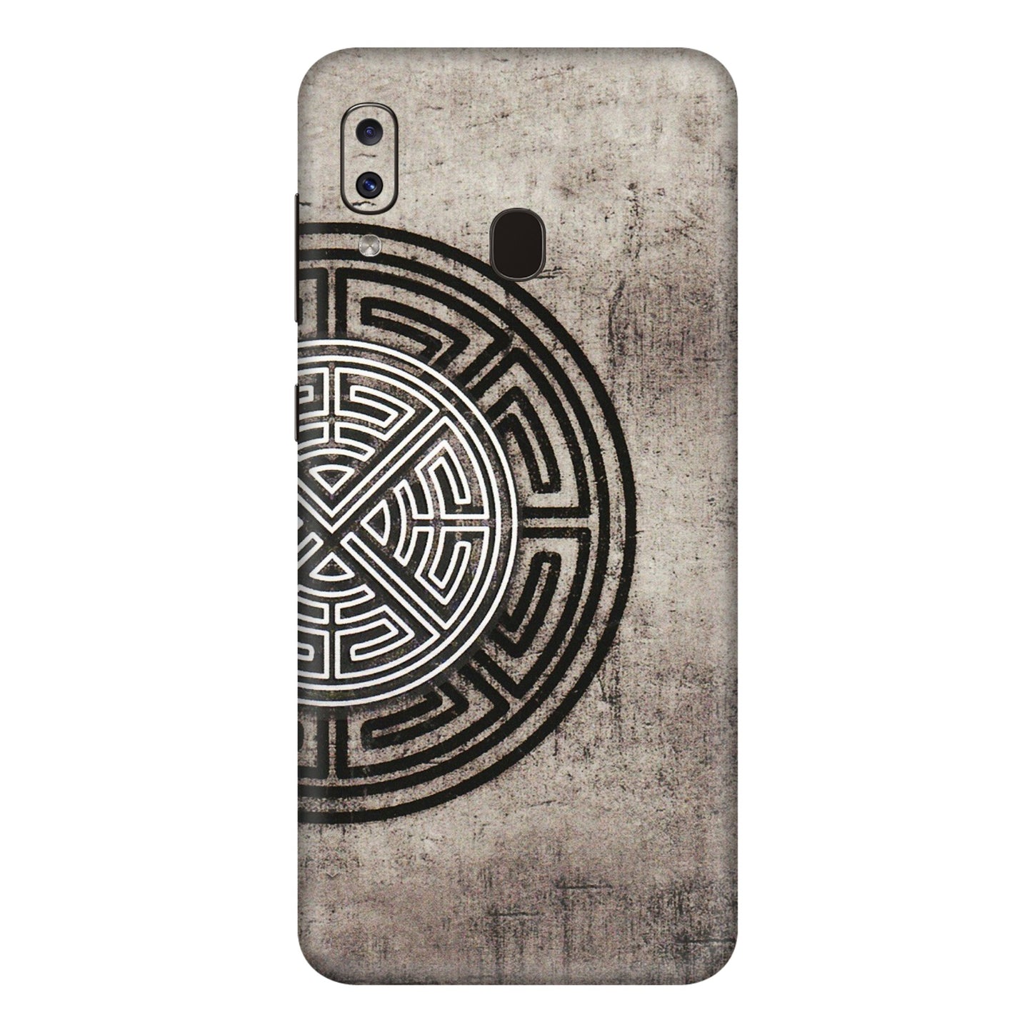 Samsung A/S Series Phone Skins (All Models) - Mysterious Circular Design - 3D Embossed Finish (L-63) Samsung Galaxy A20E