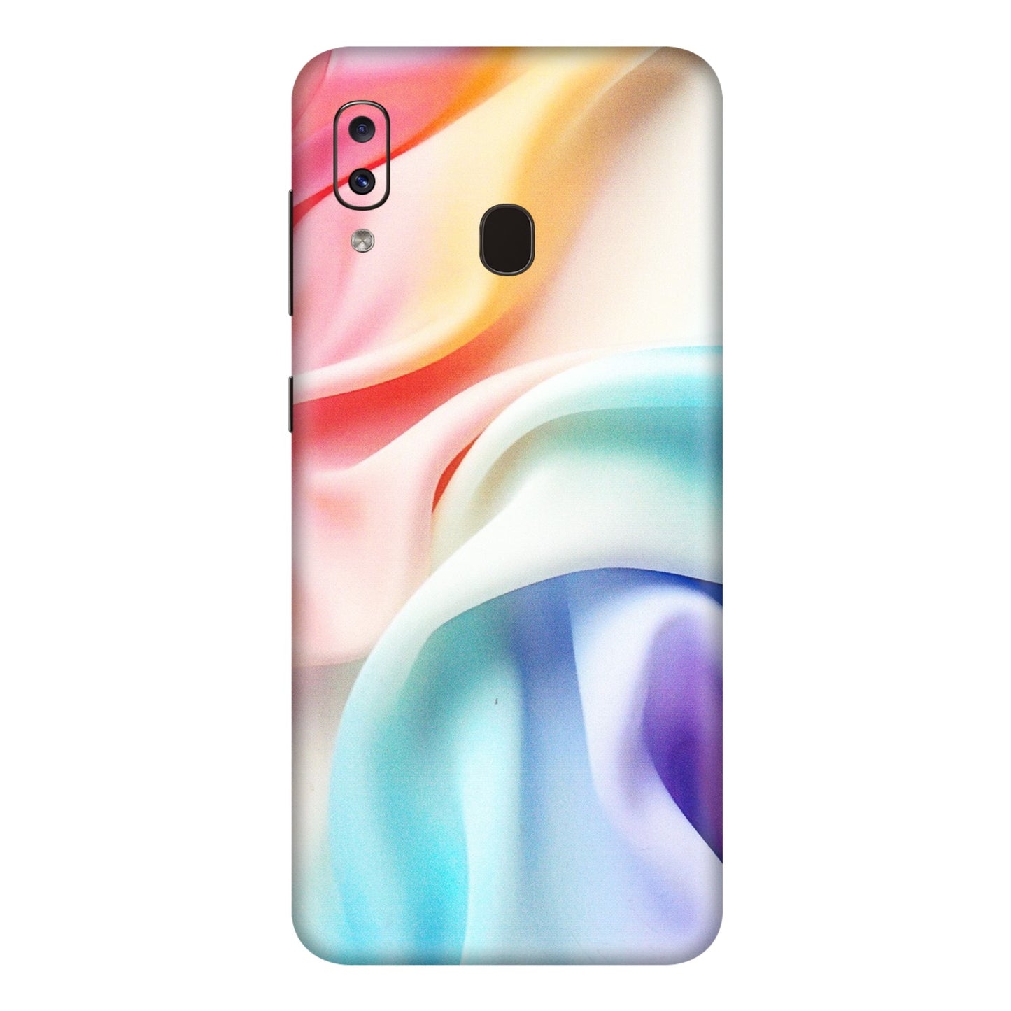 Samsung A/S Series Phone Skins (All Models) - Colourful Silk Cloth - Matte Finish (M-165) Samsung Galaxy A20E