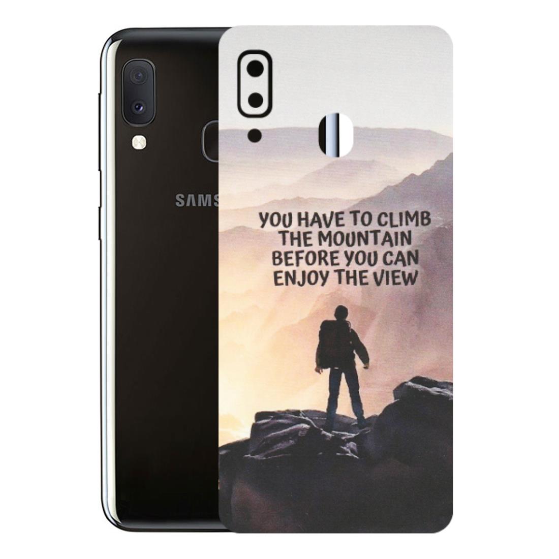 Samsung A/S Series Phone Skins (All Models) - Motivational Hiking Mountain - Matte Finish (M-28) Samsung Galaxy A20E