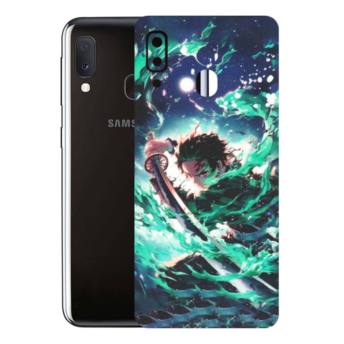 Samsung A/S Series Phone Skins (All Models) - Sword Fighter Anime - Matte Finish (M-29) Samsung Galaxy A20E