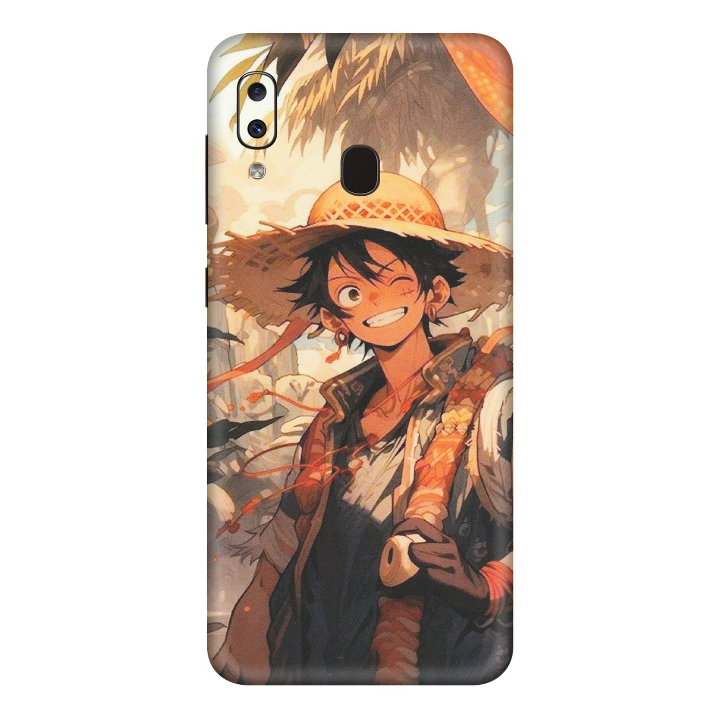 Samsung A/S Series Phone Skins (All Models) - Anime Character Smile - Matte Finish (M-33) Samsung Galaxy A20E