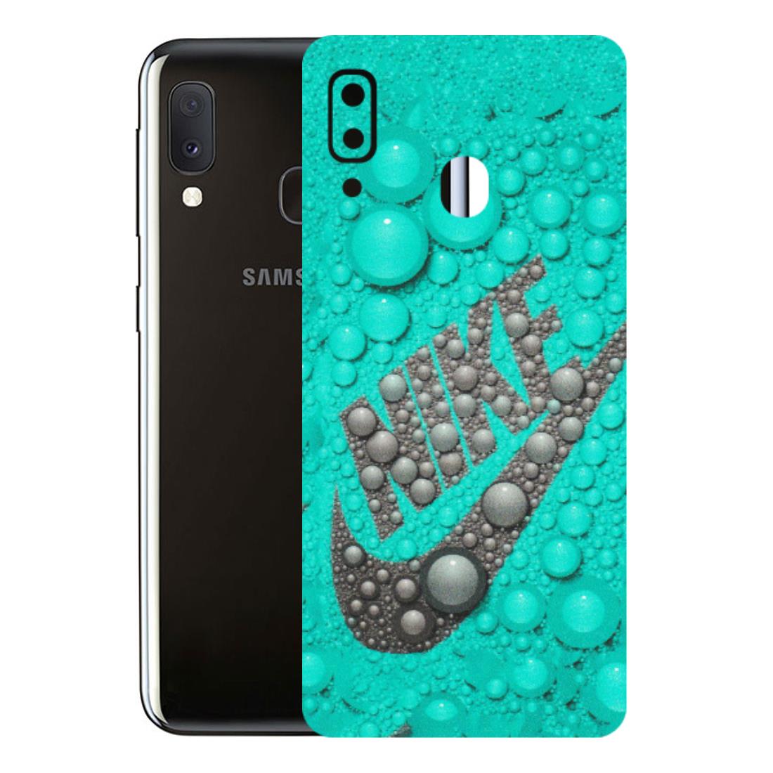 Samsung A/S Series Phone Skins (All Models) - Shoe Brand Bubbles - Matte Finish (M-42) Samsung Galaxy A20E