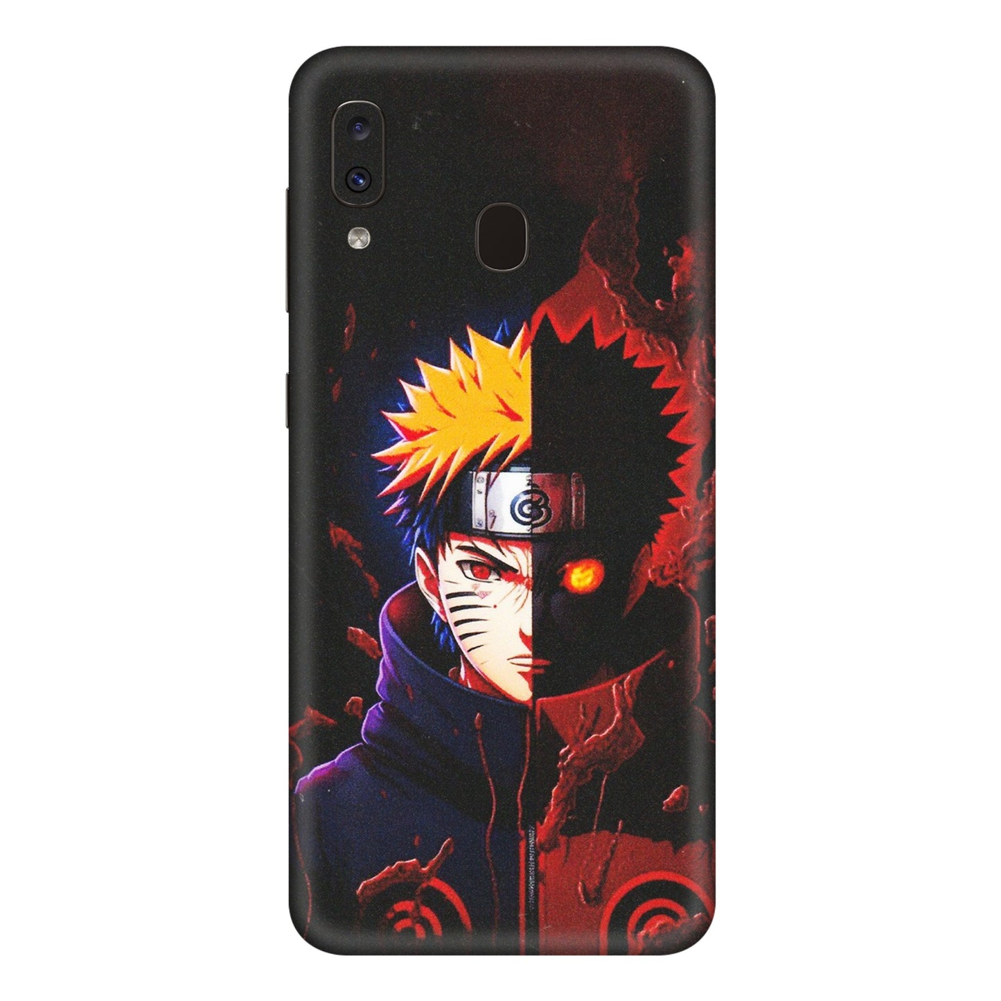 Samsung A/S Series Phone Skins (All Models) - Naruto X Evil - Matte Finish (M-70) Samsung Galaxy A20E