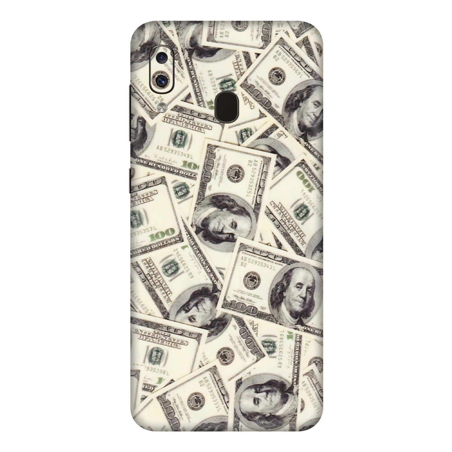 Samsung A/S Series Phone Skins (All Models) - Dollar Lover - Transparent Finish (T-17) Samsung Galaxy A20E