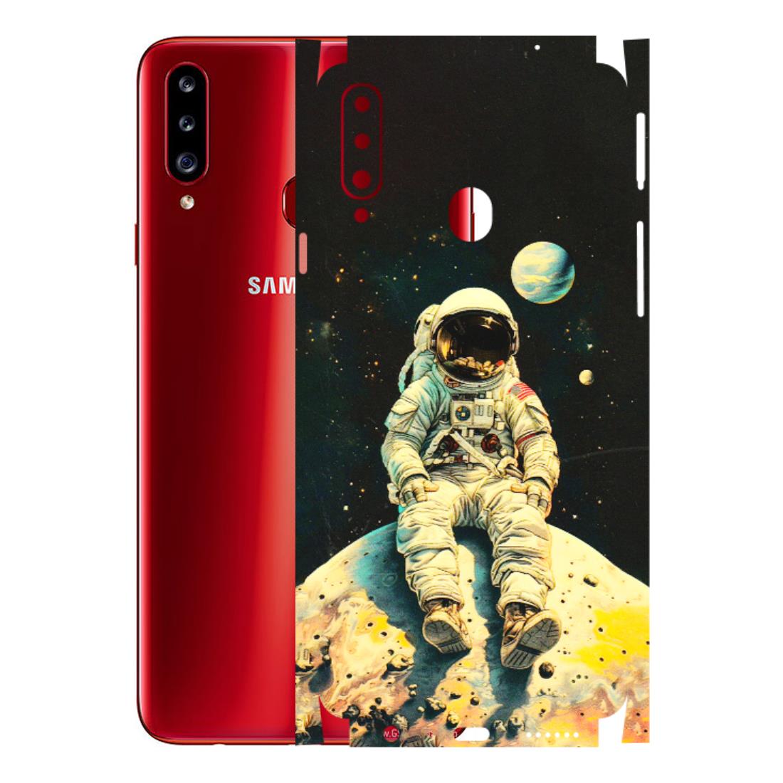 Samsung A/S Series Phone Skins (All Models) - Astronaut in Space - 3D Embossed Finish (L-16) Samsung Galaxy A20S