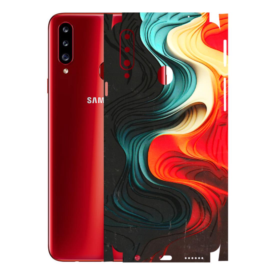 Samsung A/S Series Phone Skins (All Models) - The Silky Swirl - 3D Embossed Finish (L-240) Samsung Galaxy A20S