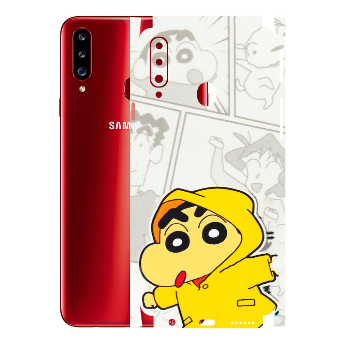 Samsung A/S Series Phone Skins (All Models) - Yellow Shinchan Comic - 3D Embossed Finish (L-246) Samsung Galaxy A20S