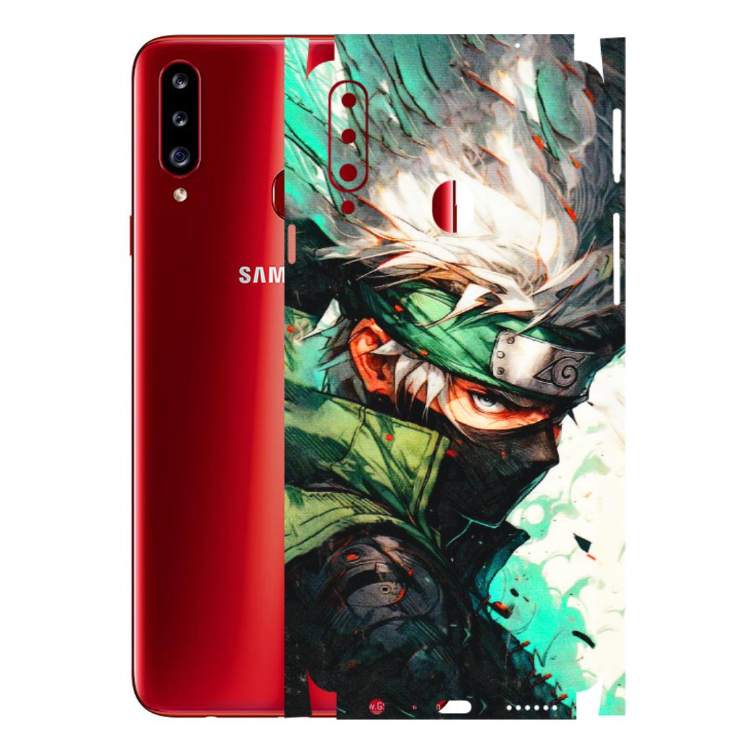 Samsung A/S Series Phone Skins (All Models) - Kakashi Side Profile - 3D Embossed Finish (L-249) Samsung Galaxy A20S