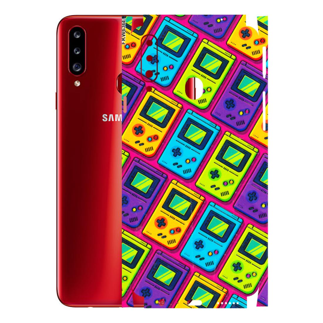 Samsung A/S Series Phone Skins (All Models) - Gameboy Colourful - 3D Embossed Finish (L-266) Samsung Galaxy A20S