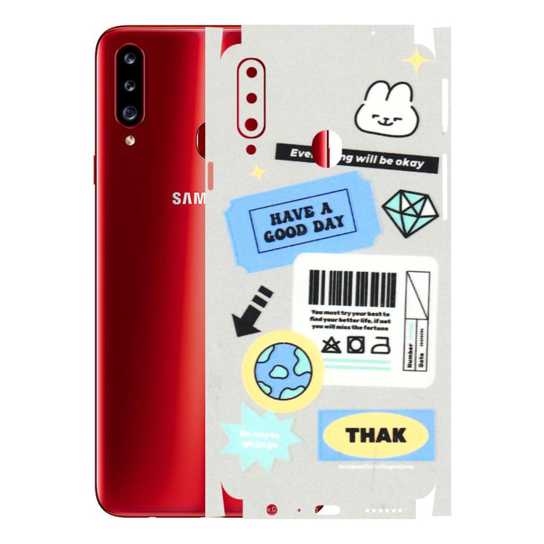 Samsung A/S Series Phone Skins (All Models) - Will Be Okay Design - 3D Embossed Finish (L-316) Samsung Galaxy A20S