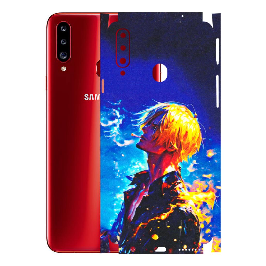 Samsung A/S Series Phone Skins (All Models) - Sanji Vinsmoke One Piece - 3D Embossed Finish (L-319) Samsung Galaxy A20S