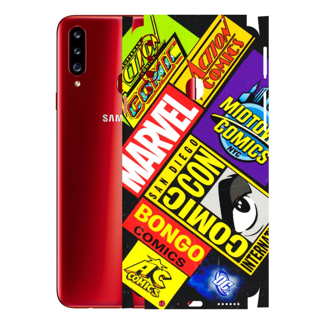 Samsung A/S Series Phone Skins (All Models) - Bongo Comic Con - 3D Embossed Finish (L-325) Samsung Galaxy A20S