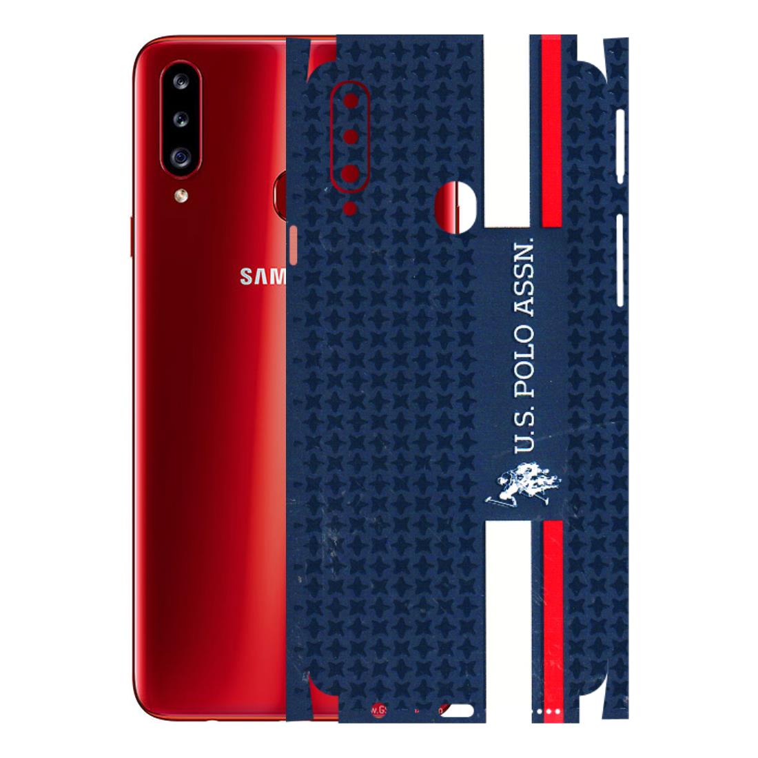 Samsung A/S Series Phone Skins (All Models) - US POLO Designer Brand - 3D Embossed Finish (L-65) Samsung Galaxy A20S