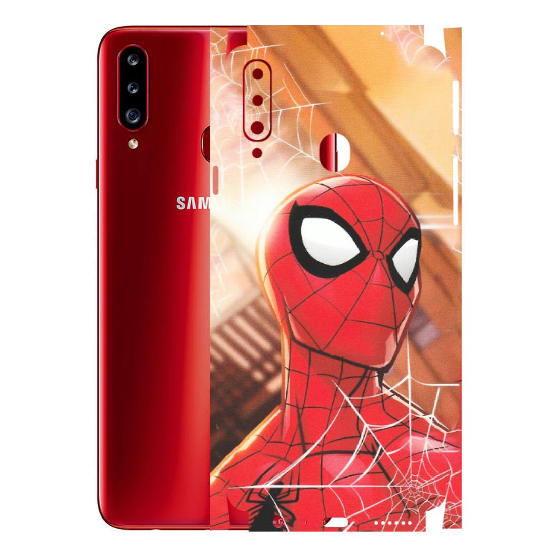 Samsung A/S Series Phone Skins (All Models) - Spiderman Face New - Matte Finish (M-41) Samsung Galaxy A20S