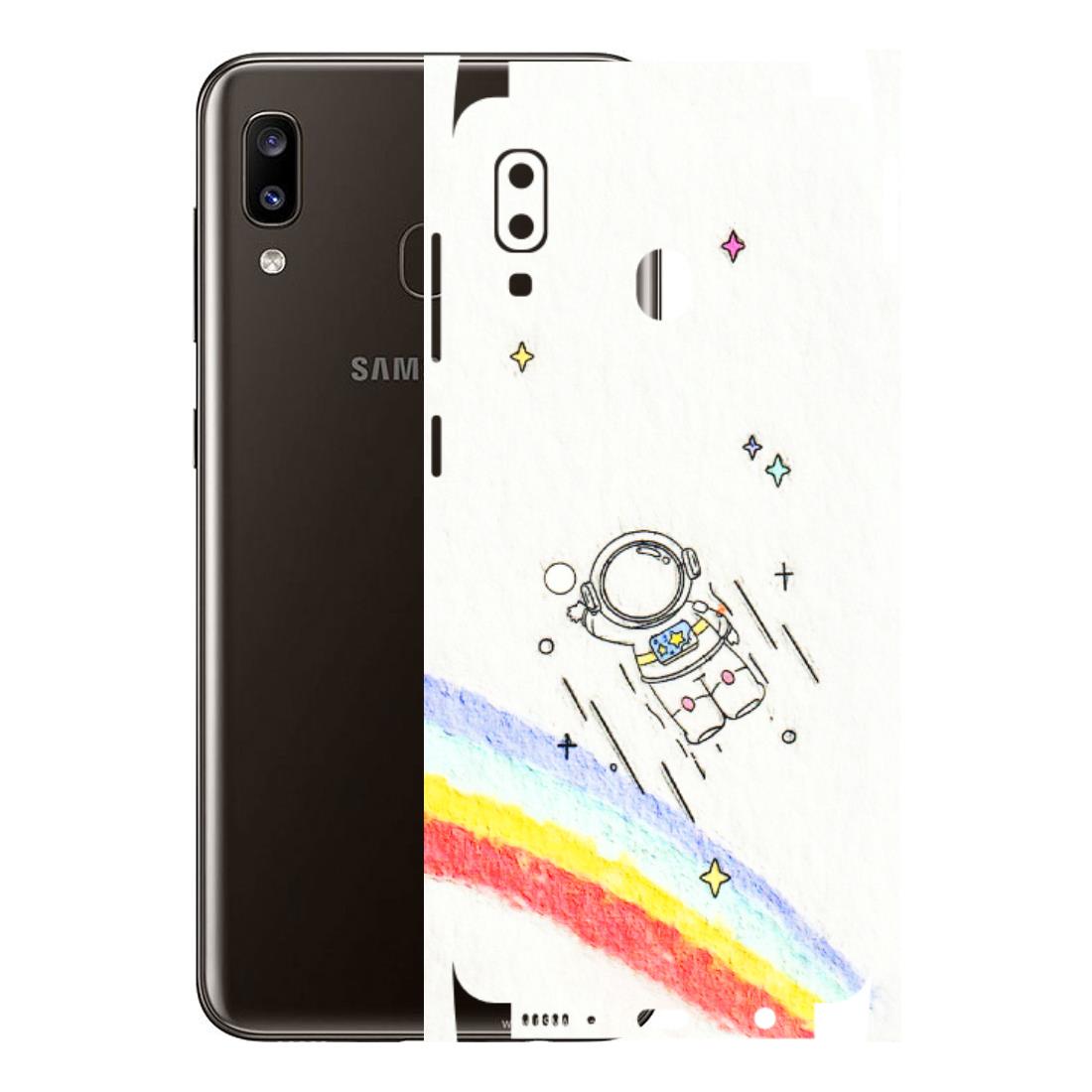 Samsung A/S Series Phone Skins (All Models) - Milkyway Astronaut - 3D Embossed Finish (L-110) Samsung Galaxy A20