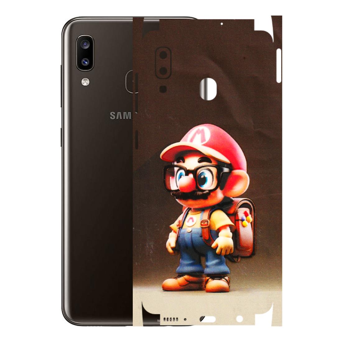 Samsung A/S Series Phone Skins (All Models) - Little Mario - 3D Embossed Finish (L-119) Samsung Galaxy A20