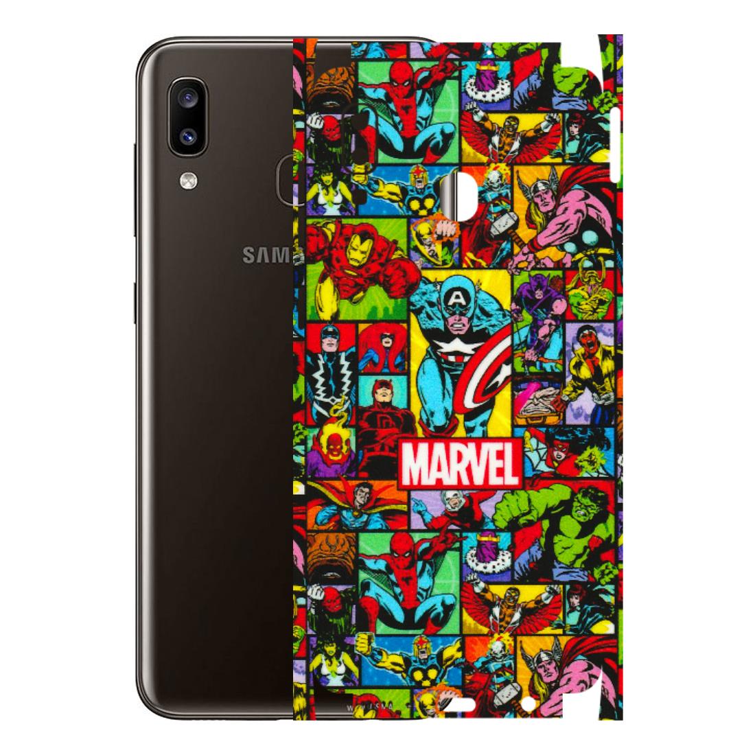 Samsung A/S Series Phone Skins (All Models) - MARVELOUS Comic Characters - 3D Embossed Finish (L-129) Samsung Galaxy A20
