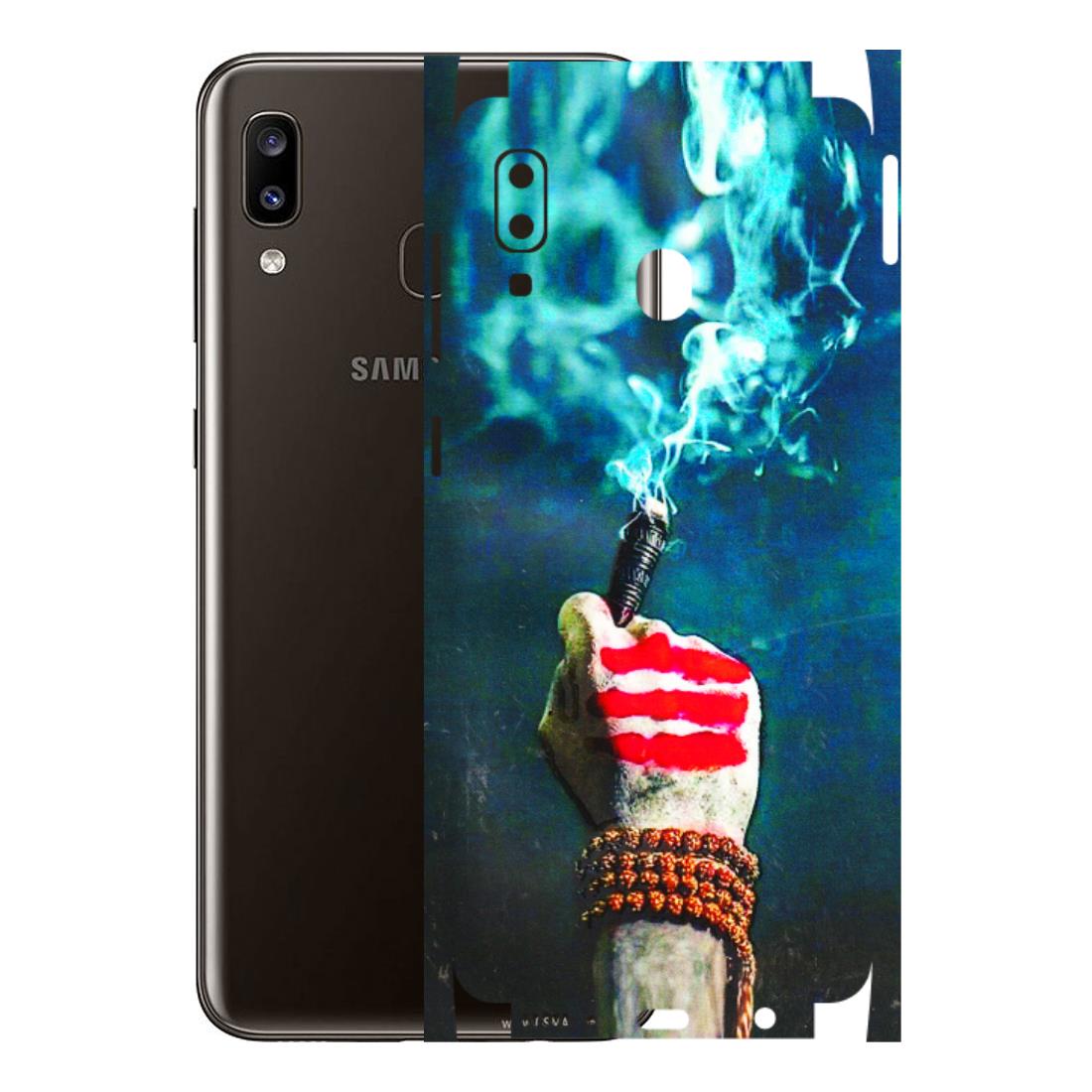 Samsung A/S Series Phone Skins (All Models) - Mahadev Bhakt - 3D Embossed Finish (L-146) Samsung Galaxy A20