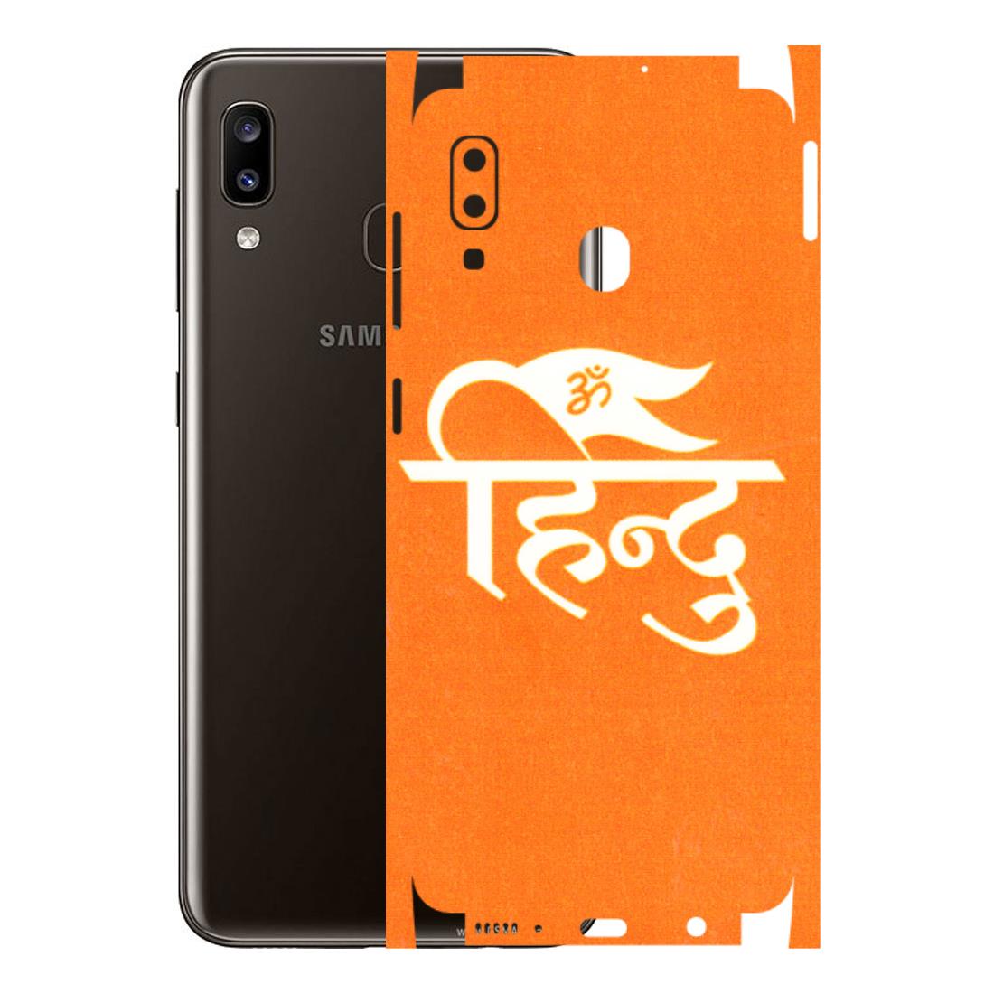 Samsung A/S Series Phone Skins (All Models) - Hindu Kesari - 3D Embossed Finish (L-154) Samsung Galaxy A20
