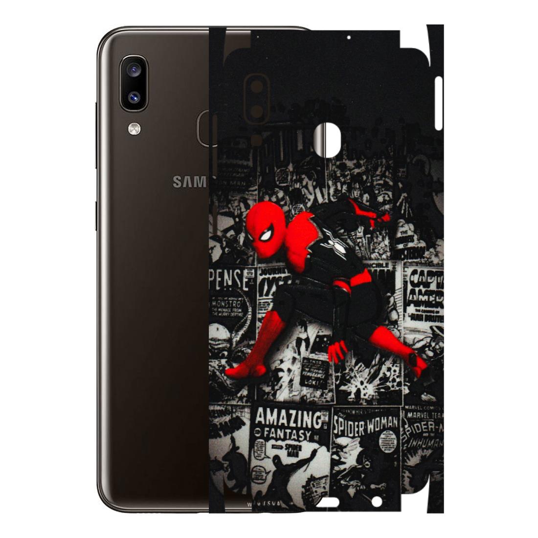 Samsung A/S Series Phone Skins (All Models) - SpiderMan New - 3D Embossed Finish (L-162) Samsung Galaxy A20