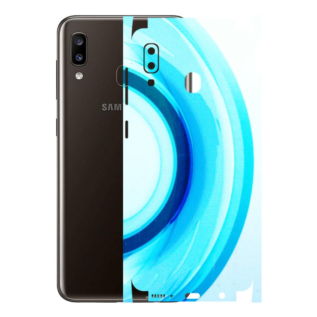 Samsung A/S Series Phone Skins (All Models) - The Blue Curve - 3D Embossed Finish (L-244) Samsung Galaxy A20