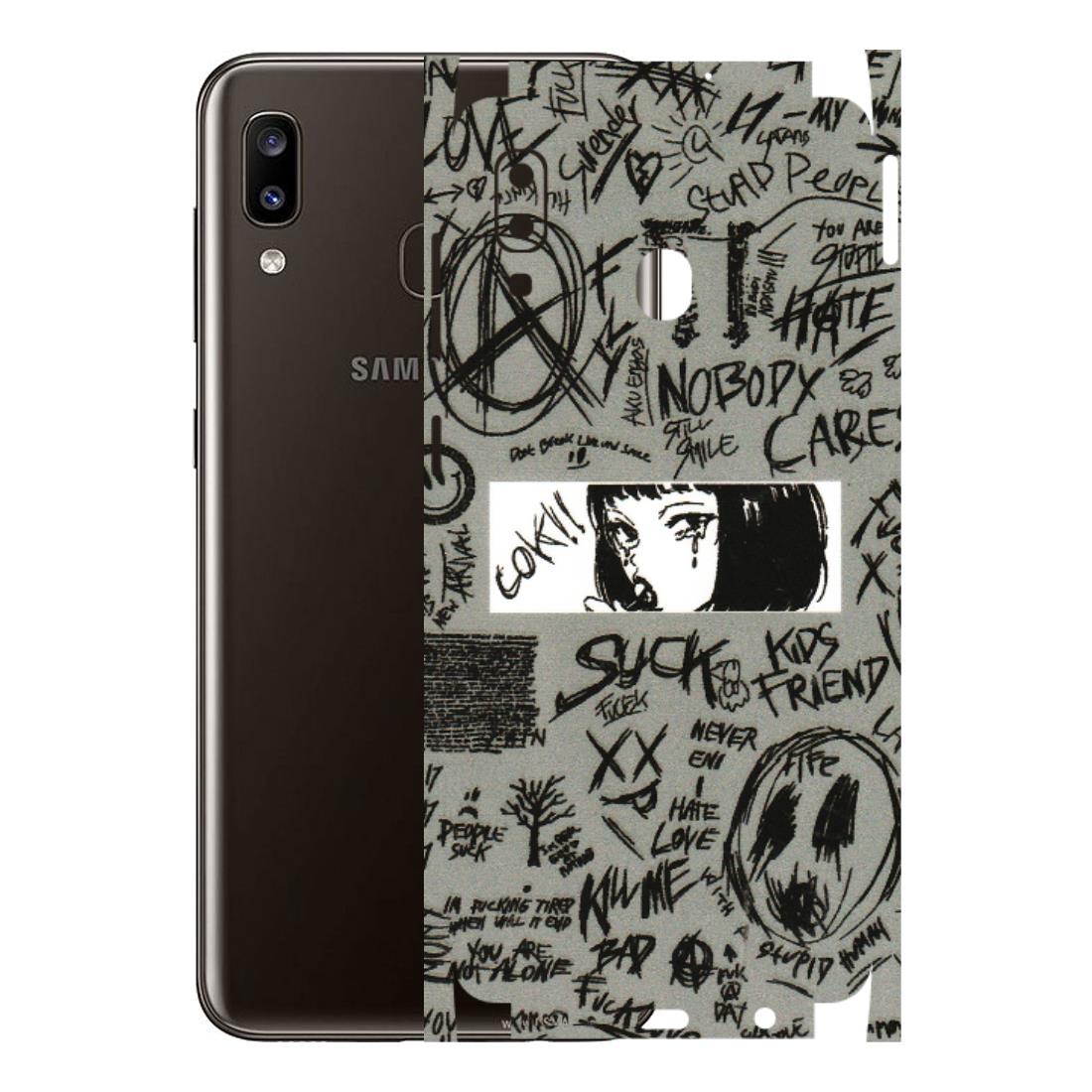 Samsung A/S Series Phone Skins (All Models) - Never Have Love Anime - 3D Embossed Finish (L-260) Samsung Galaxy A20