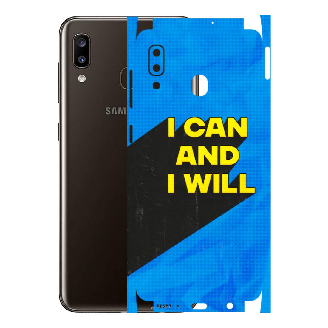 Samsung A/S Series Phone Skins (All Models) - I Can And I Will - 3D Embossed Finish (L-281) Samsung Galaxy A20