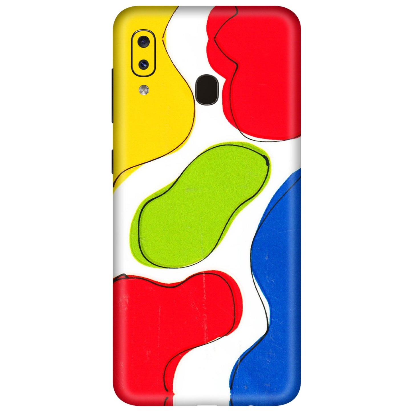 Samsung A/S Series Phone Skins (All Models) - RGB Colour Paint - 3D Embossed Finish (L-284) Samsung Galaxy A20