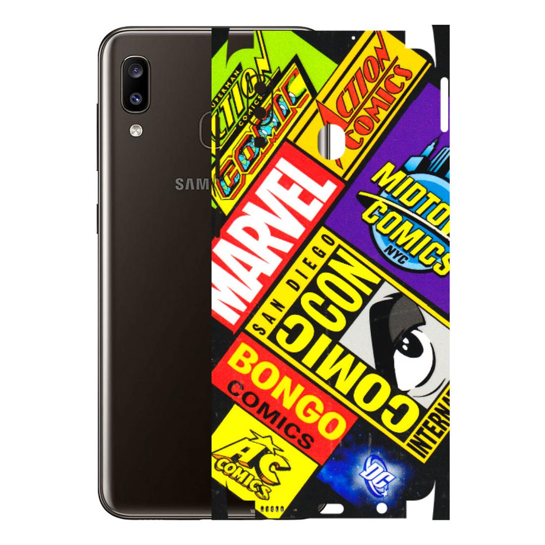 Samsung A/S Series Phone Skins (All Models) - Bongo Comic Con - 3D Embossed Finish (L-325) Samsung Galaxy A20